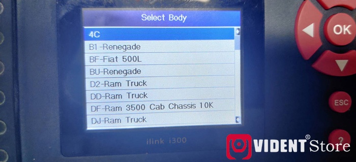 Vident Ilink400 Chrysler Function List 04