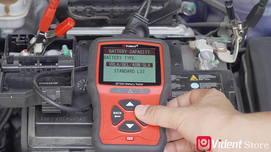 Use Vident Ibt200 9v 36v Battery Tester 07